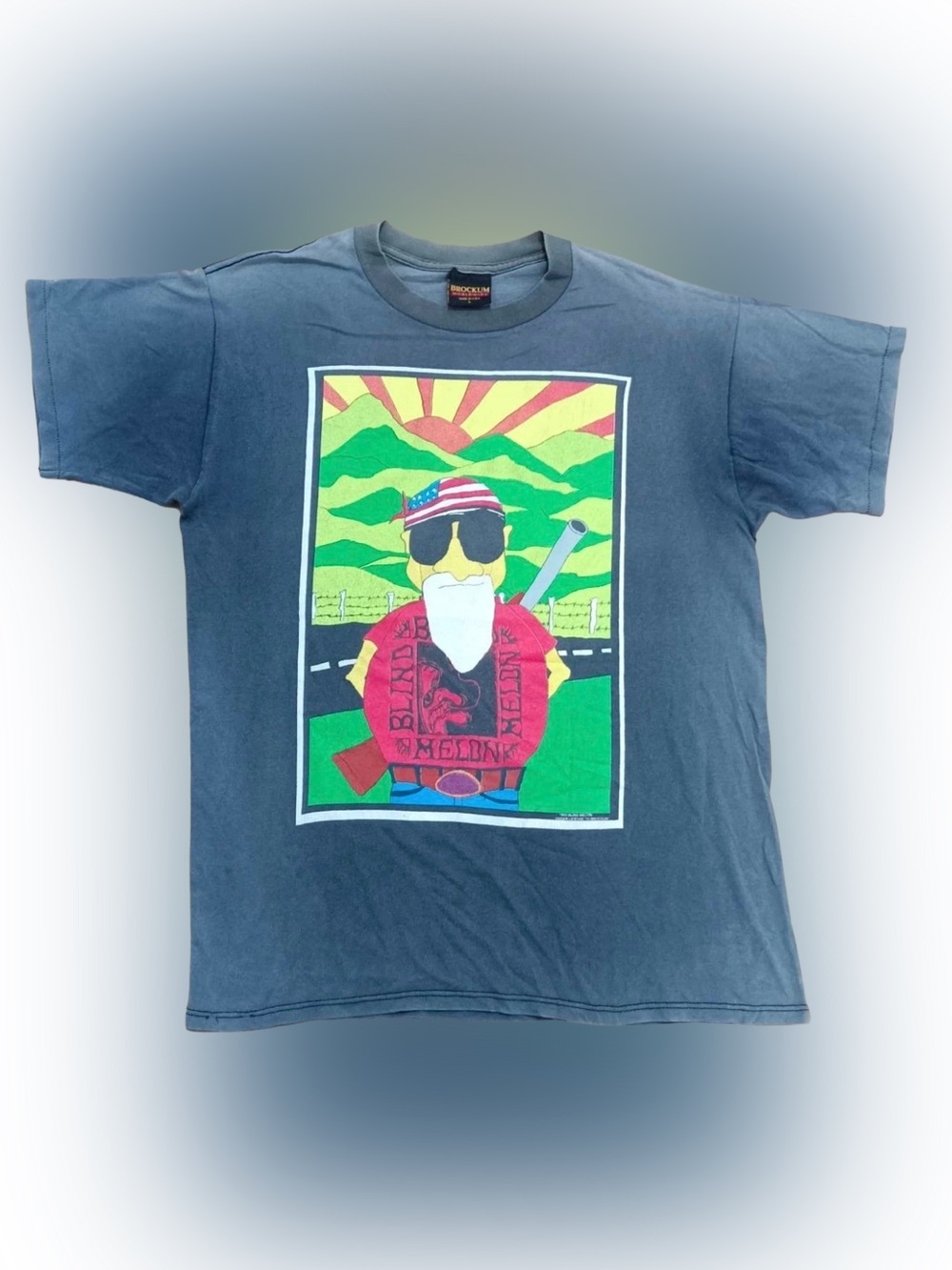 Vintage Blind Melon 1993 Tour Alternative Rock Brockum Band 90s Rare Shirt L